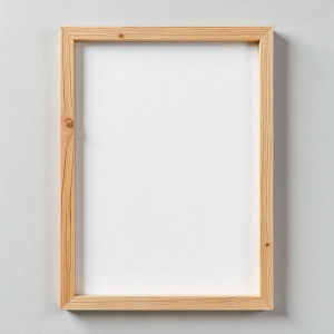 Cadre Photo en Bois Recyclé – Format A4